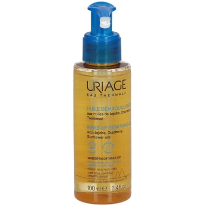 Uriage Thermaal water make-up verwijder olie 100 Milliliter