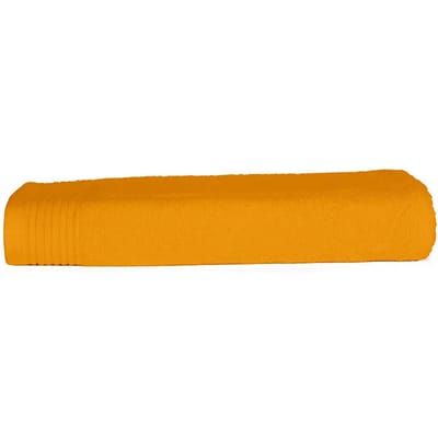 The One Towelling Classic Strandlaken - 100 x 180 cm - Strand handdoek - Hoge vochtopname - 100% Gekamd katoen - Okergeel