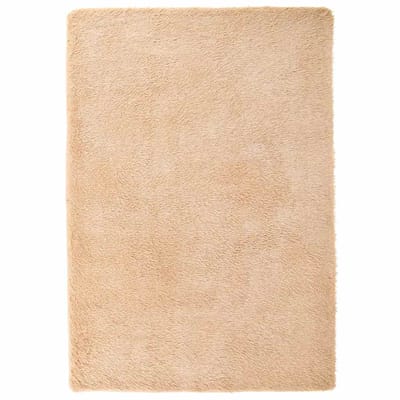 vidaXL - Hoogpolig - vloerkleed - NAVARRA - 120x170 - cm - polyester - beige