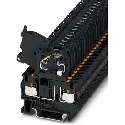 Phoenix Contact 3211907 Zekering-serieklem 6.2 mm Snelaansluiting Zwart 50 stuk(s)
