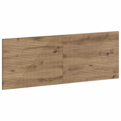 vidaXL - Wandgemonteerd - Hoofdbord - HAARLEM - Artisanaal - eiken - Bewerkt - hout