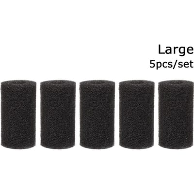 5 stuks/set Biochemisch filter spons voor aquarium, voorfilter voor aquariumwater, vervangingsfilter. black