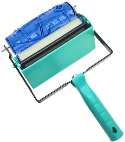 Dailygoods- Verfroller 5 Inch Rubber - Herbruikbare Patroonverfroller - Decoratieve Kunsttextuurroller - Voor Muur/Plafond/Meubels - Duurzaam en Slijtvast - Creatieve Projecten - Patroonroller