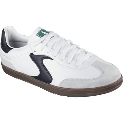 Skechers Hotshot Pyke Synthetische Heren Wit/Zwarte Trainers