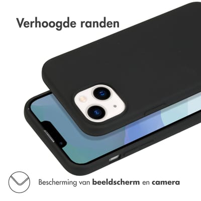imoshion Hoesje - Geschikt voor Apple iPhone 14 - Color Backcover - Zwart