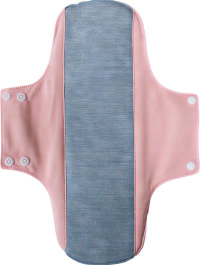 Katoenen Lekvrije Luiers en Inlegkruisjes – Roze – Wasbare Sanitaire Pads voor Volwassenen, Postpartum en Ouderen – Absorberende Onderbroekpads en Menstruatiebescherming, Comfortabel en Herbruikbaar