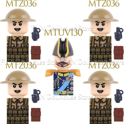 Haute Qualité Ww1 Haute Qualité Britannique Haute Qualité Premier Ministre Style Militaire Infanterie Haute Qualité Bâtiment Bloc Haute Qualité