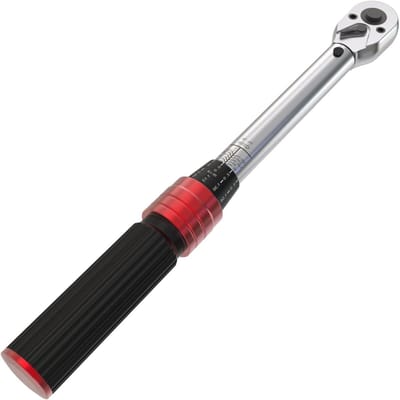 Momentsleutel - Kliksleutel - Precisie Werk - 90 Tands Ratel - 1/4 Inch - Metaal