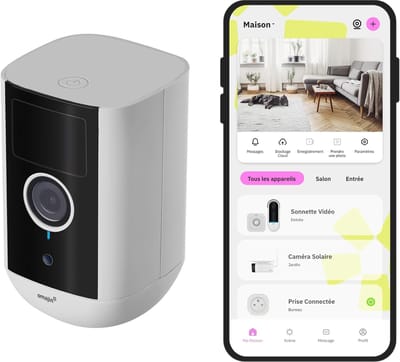 Draadloze Camera - Beveiligingscamera Binnen Buiten - Huis Beveiligen - 2K Resolutie Nachtkleur - 140 Graden Kijkhoek