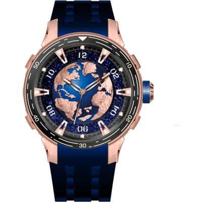 Invicta Celestial 69534 Herenhorloge - Mechanisch Uurwerk - Roestvrij Staal met Roze Gouden Wijzerplaat - 40 mm