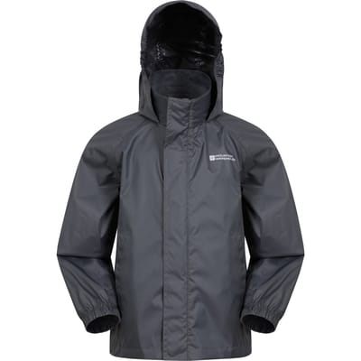 Mountain Warehouse Pakka II Waterdichte Jas voor Kinderen/Kinderen (Grijs)