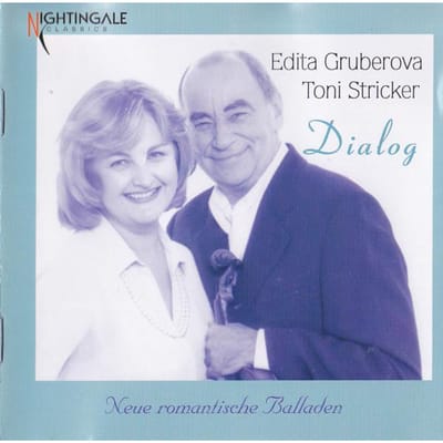 CD STRICKER, TONI - Dialog/Nieuwe Romantische Ball NC0000272 Nightingale Cla 1998 Niet Japan Klassiek Gebruikt gray