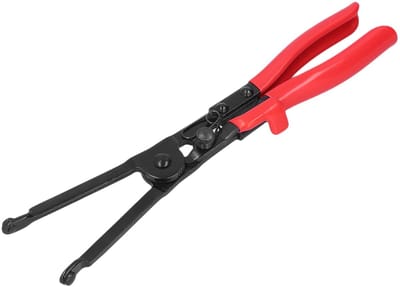 Dailygoods- Slangklemtang Professionele Auto-uitlaatpijptang - Universele Pijpklemverwijderingstang - Hoogwaardig Ijzer - Ergonomisch Ontwerp - Duurzaam en Slijtvast - Pijpklem Tang