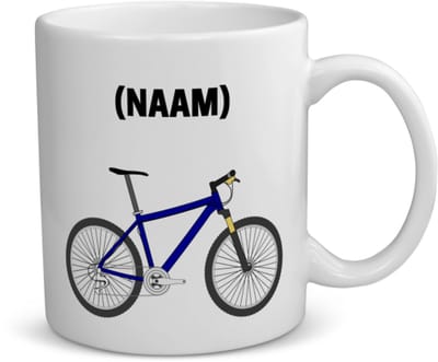 Akyol - mountainbike met eigen naam koffiemok - theemok - Sport - mountainbiker - sport - 350 ML inhoud