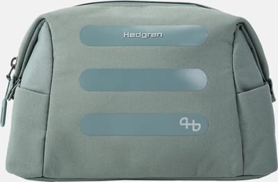Hedgren BREAK Toilettas – Ruime opening – Waterafstotend – Gerecycled materiaal – Grey-Green