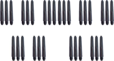 Darts Set dartshafts - 10 sets (30 stuks) - zwart - short - dartshafts - dart shafts - Cadeau