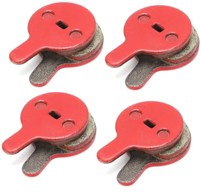 Dailygoods - Set van 4 Hars Semi-Metalen Remblokken voor Fietsen