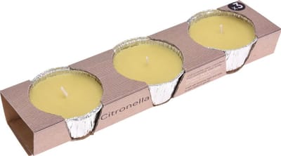 Citronella kaars in folie cup