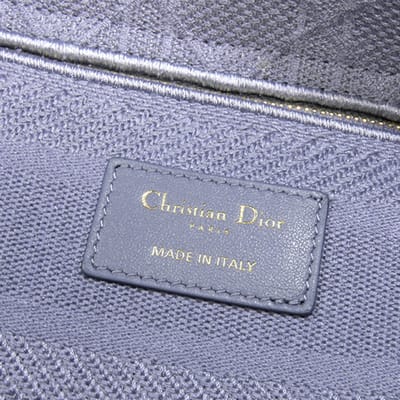 Dior Caro Mini Tas Paarse Canvas