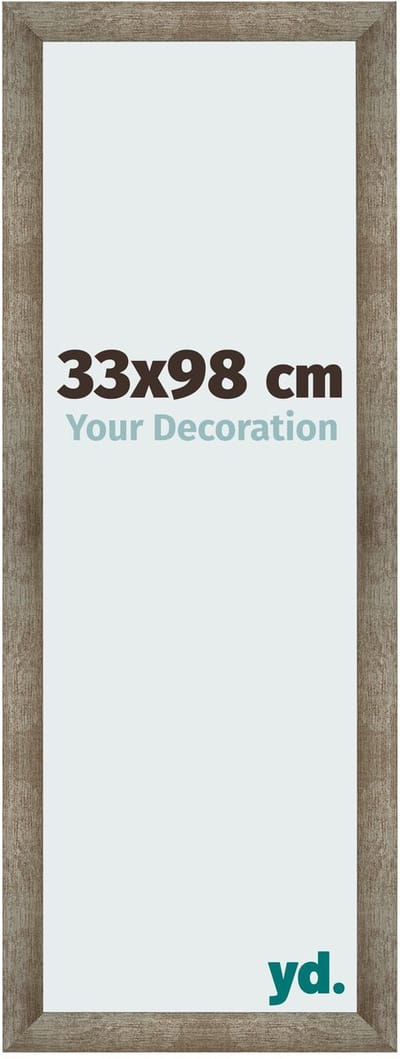 Your Decoration - Fotolijst 33x98 cm - MDF - Metaal Vintage - Bologna