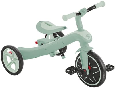 Driewieler - Globber Trike 4 in 1 in Pistachio ECO - groen - 4in1 converteerbaar - met duwstang - vanaf 10 maanden tot 5 jaar