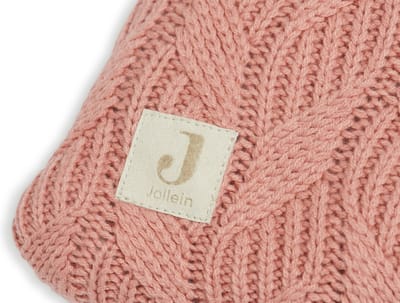 Jollein Aankleedkussenhoes Spring Knit 75x85cm - Rosewood
