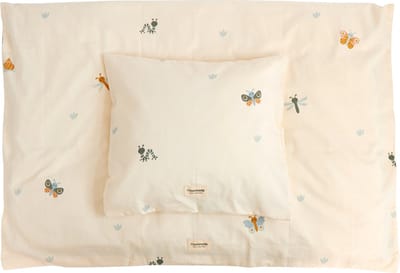 Roommate Dekbedovertrek Baby Bugs 100 x 140 cm met kussen 60 x 40 cm