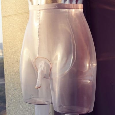 Metelam 1D Hoge Kwaliteit Ultra-Dun Glanzend Sexy Heren Panty Nylon Kousen Sheath Open gray