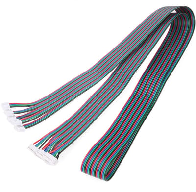 Dailygoody - Connector kabel - Vrouw-vrouw - Eenvoudige installatie - 1 meter - Geschikt voor stappermotoren - 5 stuks - Nema16 Nema17