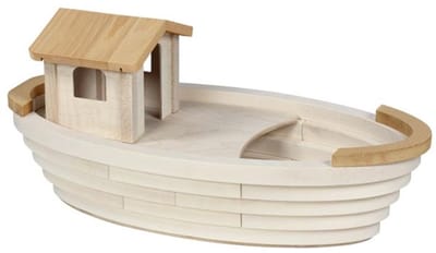 HOLZTIGER Houten Speelgoed - Ark Van Noah - 69,5X36X31,5Cm - Handgemaakt