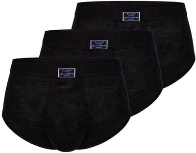 ESGE Heren Slip met voorsluiting 3 pack- Fijnrib Jeans