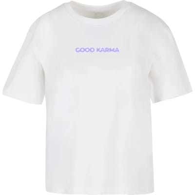 Dames-T-shirt Miss Tee Karma Butterfly