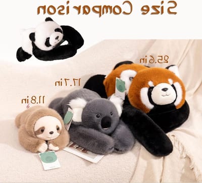 Verzwaard Knuffeldier - Gewichtsknuffel Pluche - Ontspanning Angst - Gelijkmatige Kralen Vulling - 30 cm - Koala
