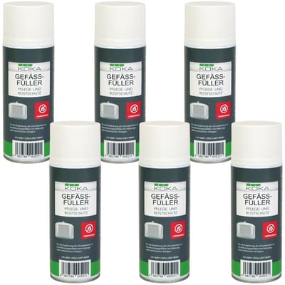 6x vatenvuller NIET-ONTLAMBAAR 400ml