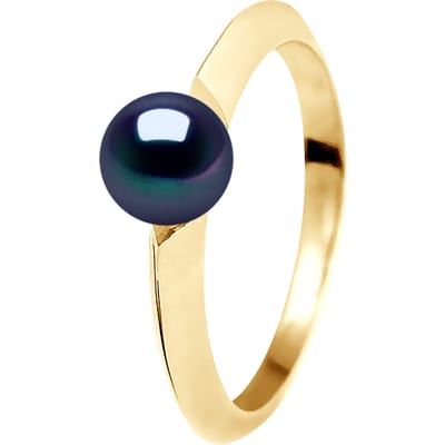 Ring Rush zoetwaterparels Round 6-7 mm Yellow Gold