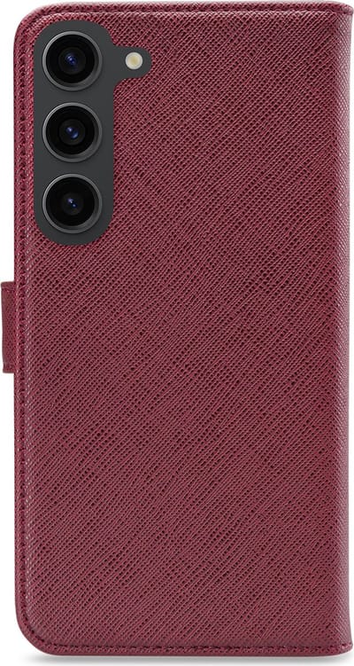 My Style Telefoonhoesje geschikt voor Samsung Galaxy S23 Plus Hoesje | My Style Flex Wallet Bookcase Portemonnee | Pasjeshouder voor 3 Pasjes | Telefoonhoesje voor Pinpas / OV Kaart / Rijbewijs - Bordeaux | Bordeaux rood