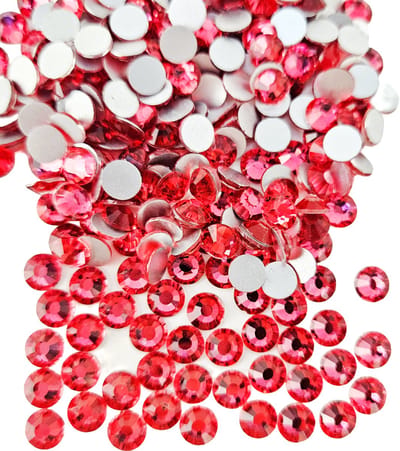BamBella® - SS30 - Fel Roze - Plak strass Steentjes - 288 stuks - strass stenen glitters nail art kleding versieren