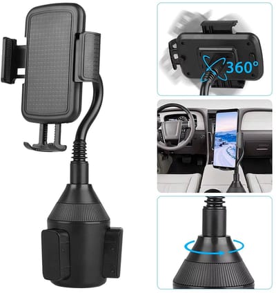 Telefoonhouder voor de Auto - Universele Auto Telefoonhouder - Smartphones - Plaatsen In Bekerhouder