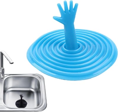 Sink Drain Plug | Hair Stop - Sink Waterstop Suction, Small Palm Drain Stopper, Sink Plug, Kitchen Bathroom Accessories