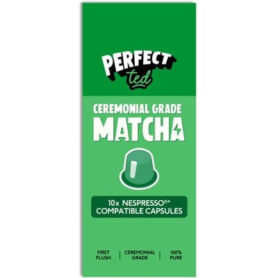 Perfectted Ceremonial Grade Matcha Pods - 10 stuks