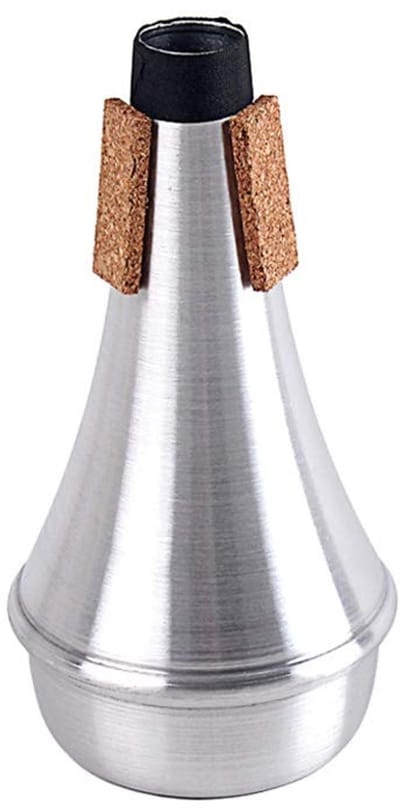 Dailygoods- Trompetdemper Lichtgewicht - Aluminiumlegering - Geschikt voor alle trompetten - Inlaat/Outlet diameter 19/67mm - 131mm lengte - Ideaal voor nachtelijk gebruik