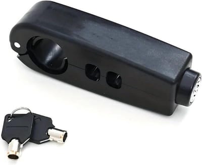 Motorfiets slot - Remhendel slot - Diefstal beveiliging - Uniek slotcilinder ontwerp - 1 x 1 x 1 cm - Zwart