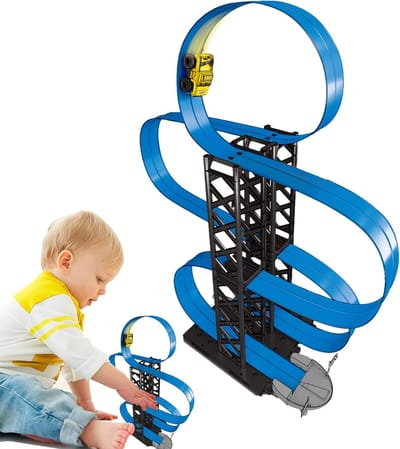 Magnetische Racebaan - Speelgoed Auto's - Kinderen Spelen - Flexibel Ontwerp - 43x36x7cm