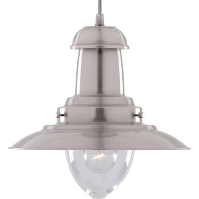 Searchlight Hanglamp Fisherman Ø 32cm in zilver