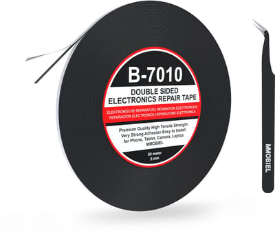 MMOBIEL 5mm Dubbelzijdig Plakband - 50 Meter lang - voor reparaties incl. Gereedschapset voor Telefoon, Tablet en Laptop