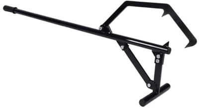 Dailygoods- Houtlift 130 cm - Verstelbare Kantelhaak - Antislip Handgreep - Hoge Sterkte - Geschikt voor Stammen tot 25 inch - Ergonomisch Ontwerp - Houtkrik