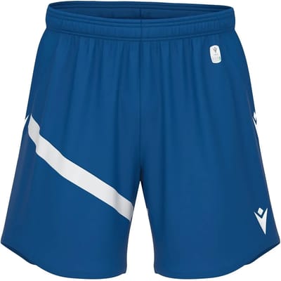 Macron Shen Eco Short Heren - Royal / Wit | Maat: 3XL