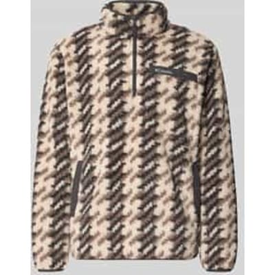Regular fit pullover met logopatch