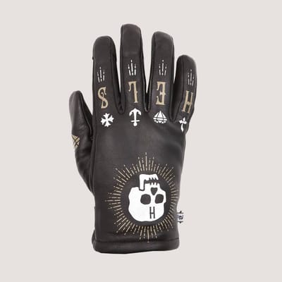 Helstons Kustom Zwart - Handschoen