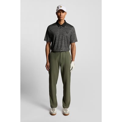 Lyle & Scott Golf Divot Polo Shirt Jet Black Taglia: S | Polo Outlet | Uomo | Nero